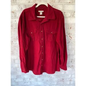 Field Gear Men's Long Sleeve Button Up Size XL